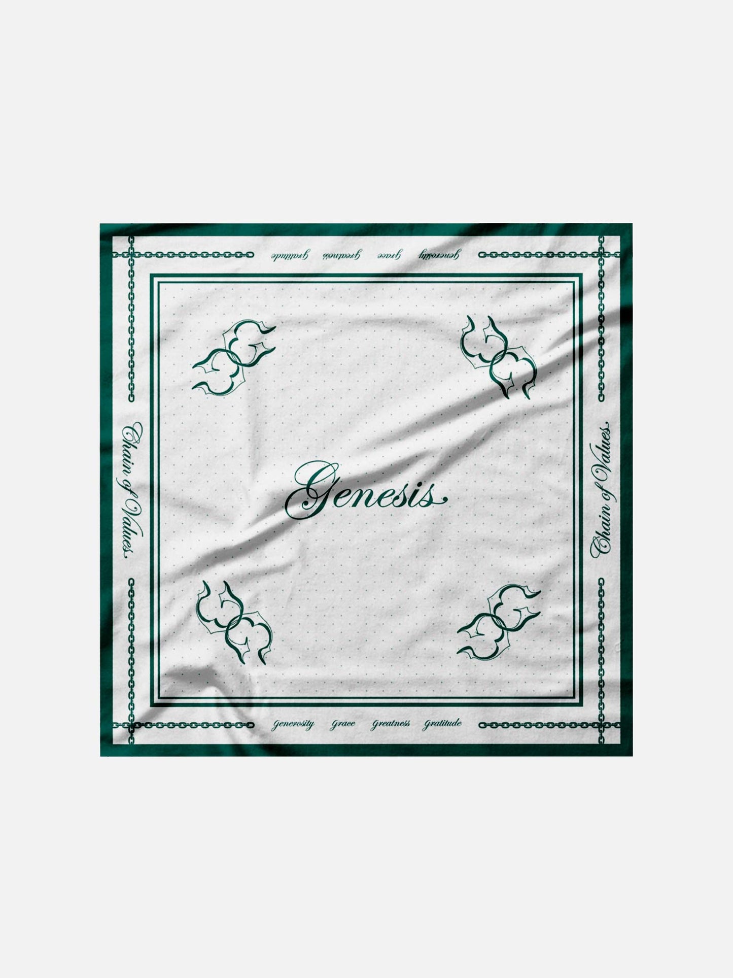 Bandana Values verde