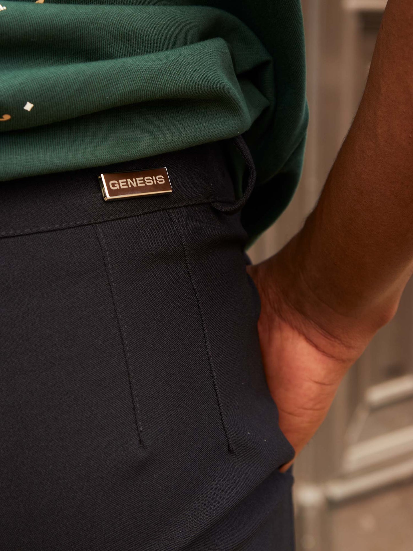 Pegged Pants Negro