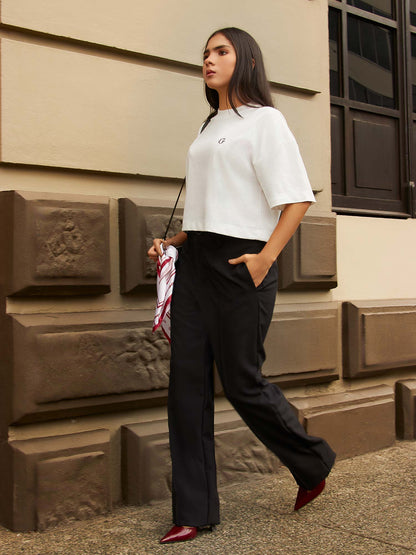 Pegged Pants Negro